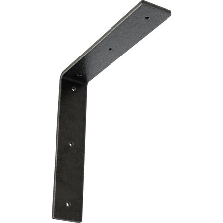 Ekena Millwork Hamilton Steel Bracket, Antiqued Pewter 2"W x 10"D x 10"H BKTM02X10X10HAAPW